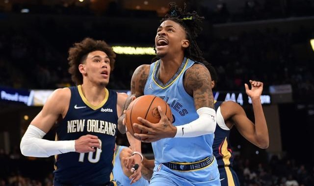 灰熊有了莫兰特更强悍，单节55分朝季后赛狂奔而去